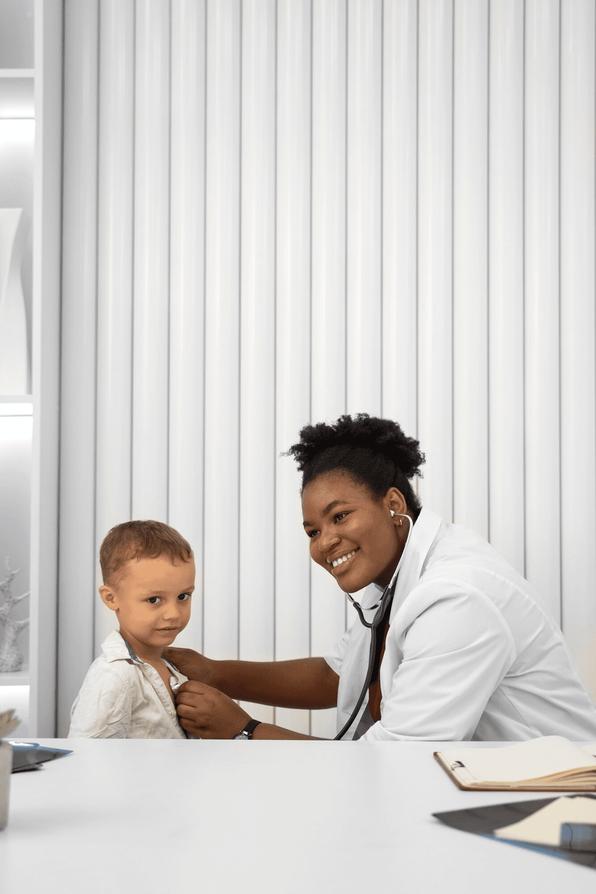 Doctor consulting with patient